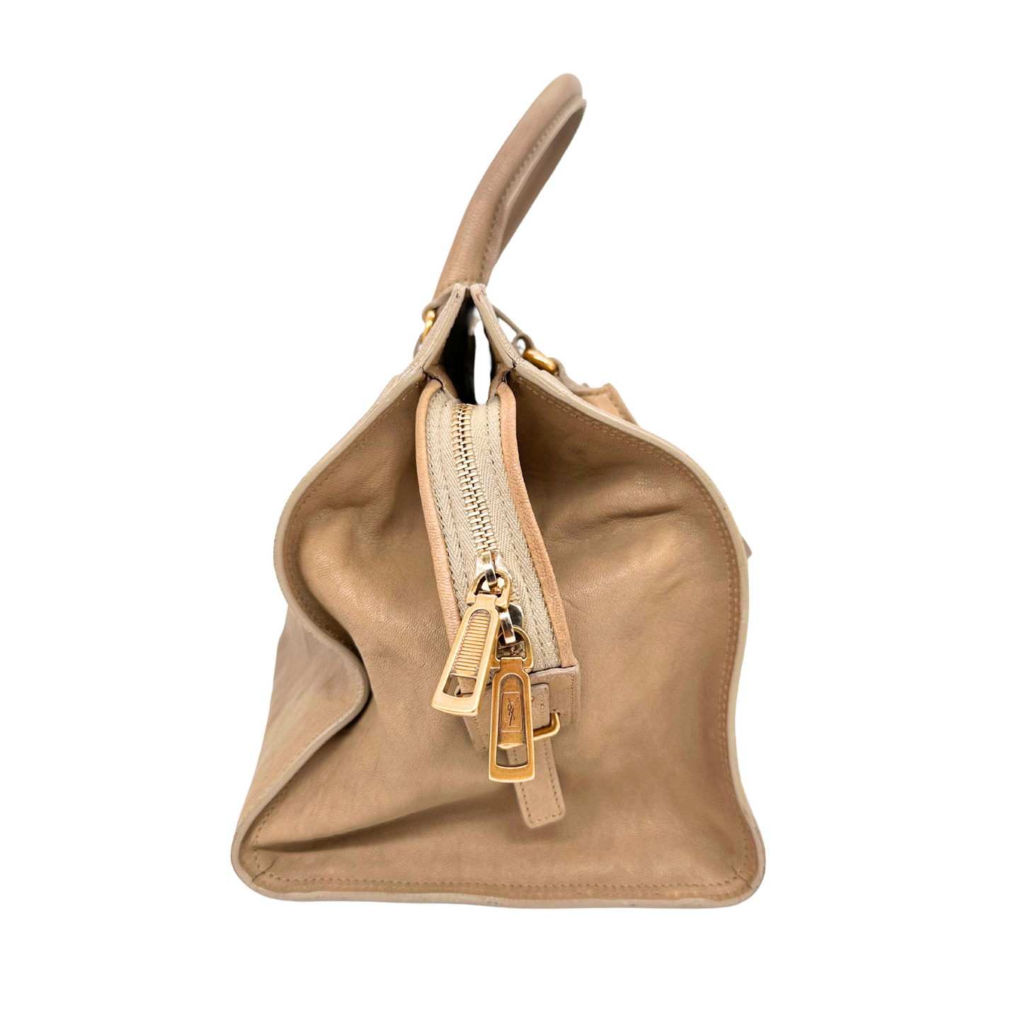 Yves Saint Laurent Beige Cabas Chyc Large Handbag