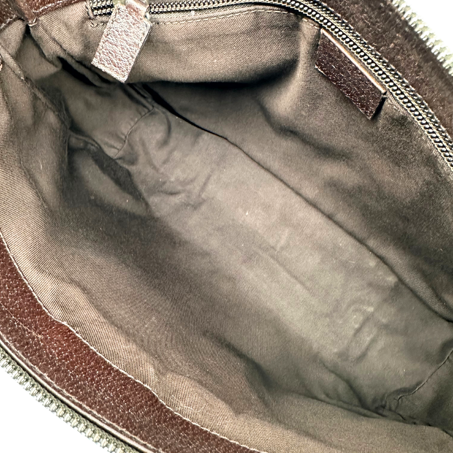 Gucci Brown Canvas Messenger Bag