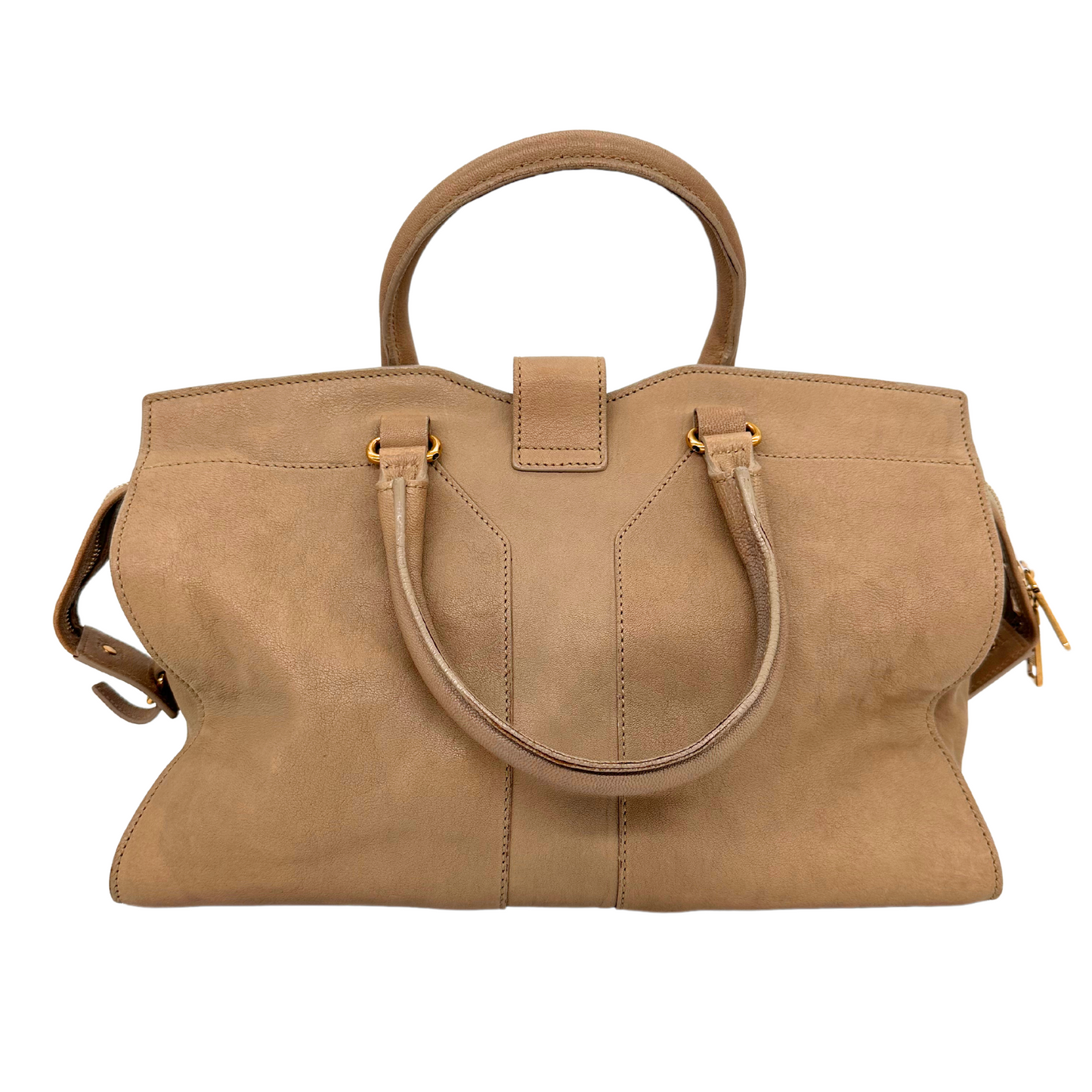 Yves Saint Laurent Beige Cabas Chyc Large Handbag